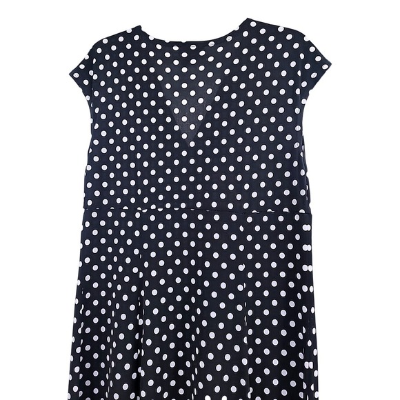 Vintage Studio 1940 Women's‎ L Polka Dot Maxi Dress Retro 50's Office Preppy Y2K - Picture 6 of 9